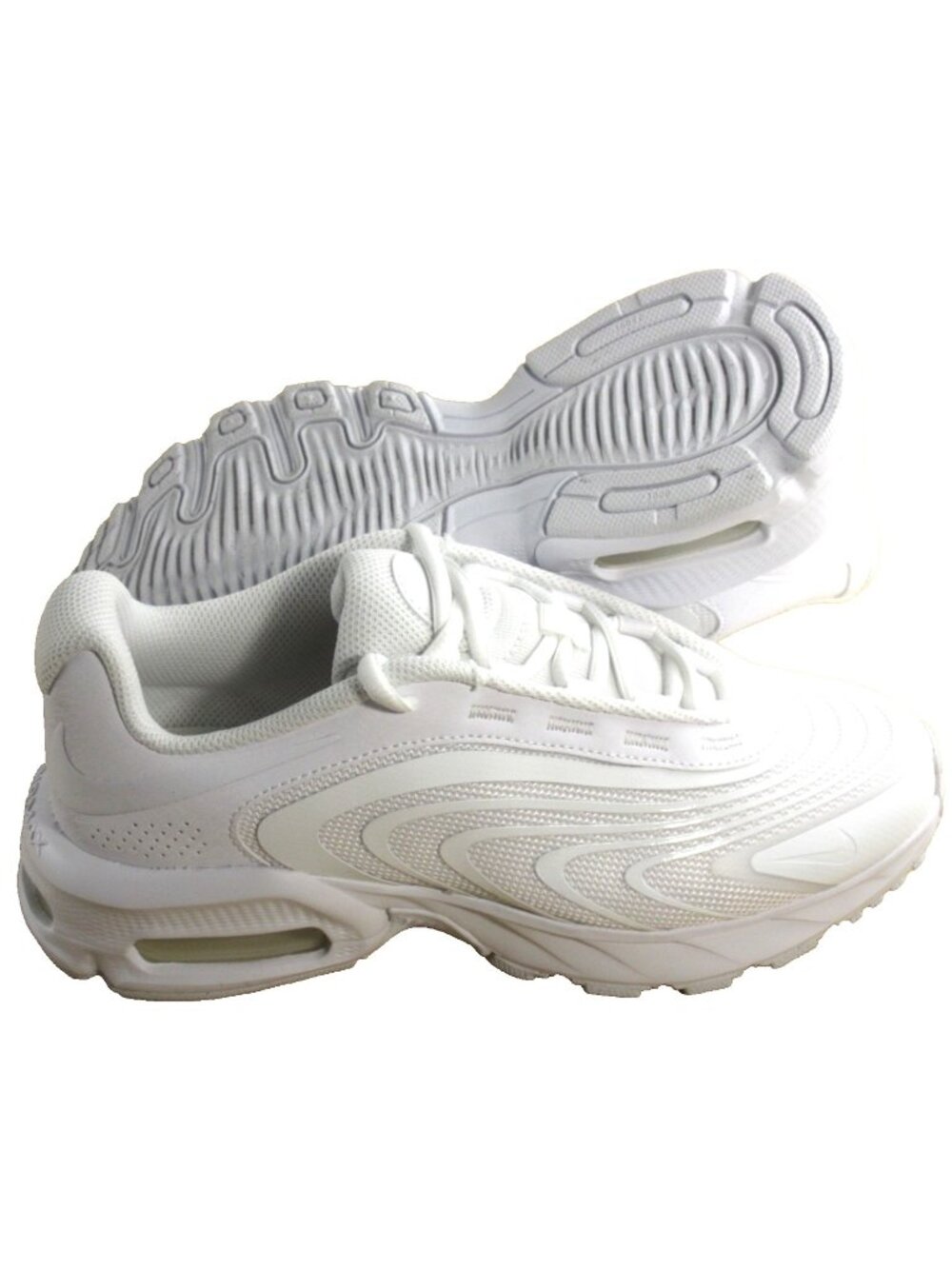 Women's Nike Air Max Fire Running Training Shoes Double White Black Size 8.5 NIB